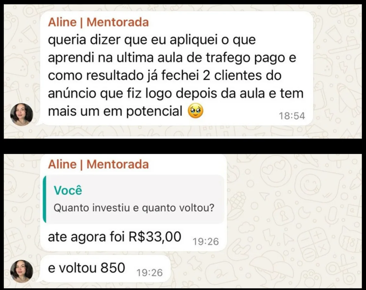 Depoimento Aline mentorada